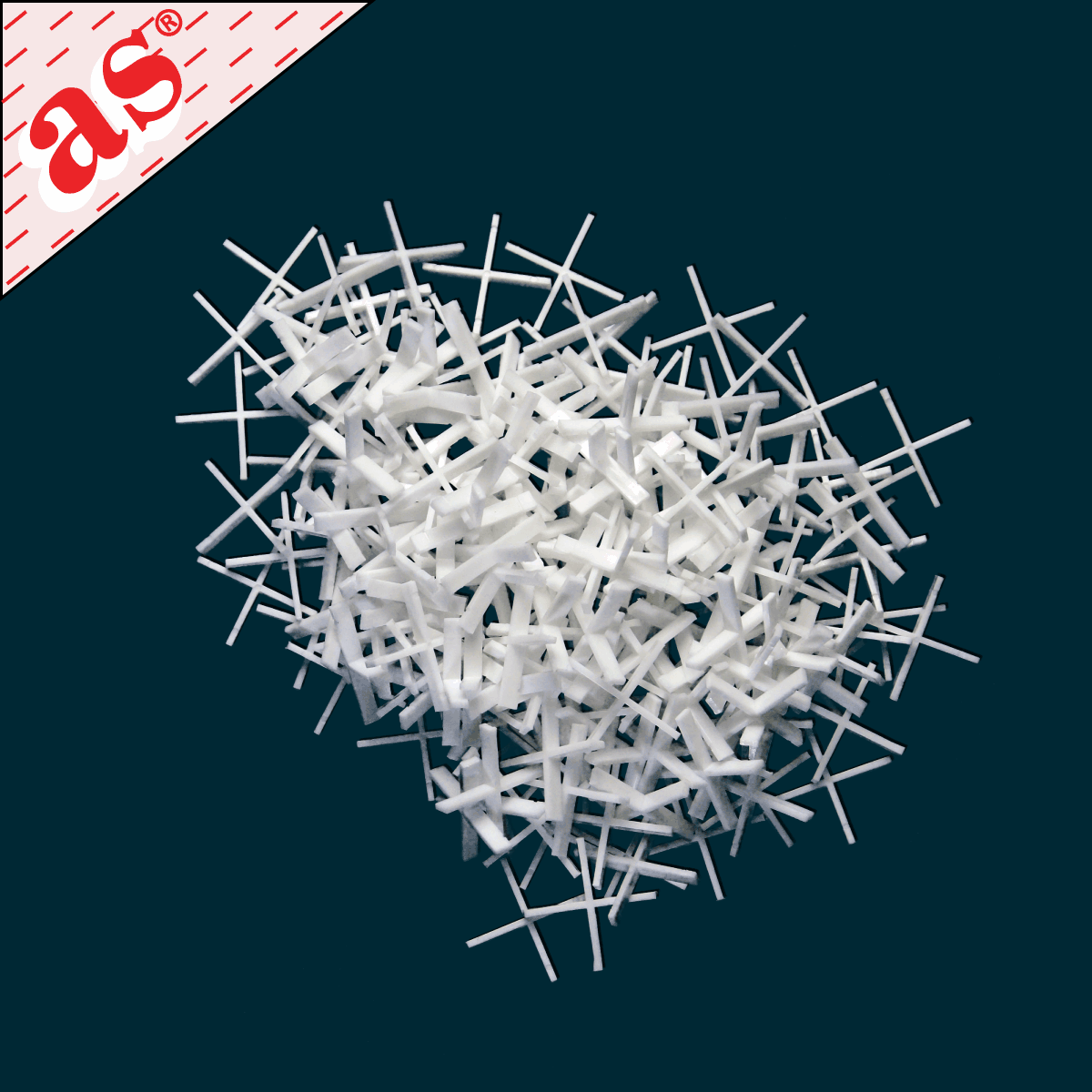 Krzyżyki dystansowe do glazury - 1,0 mm