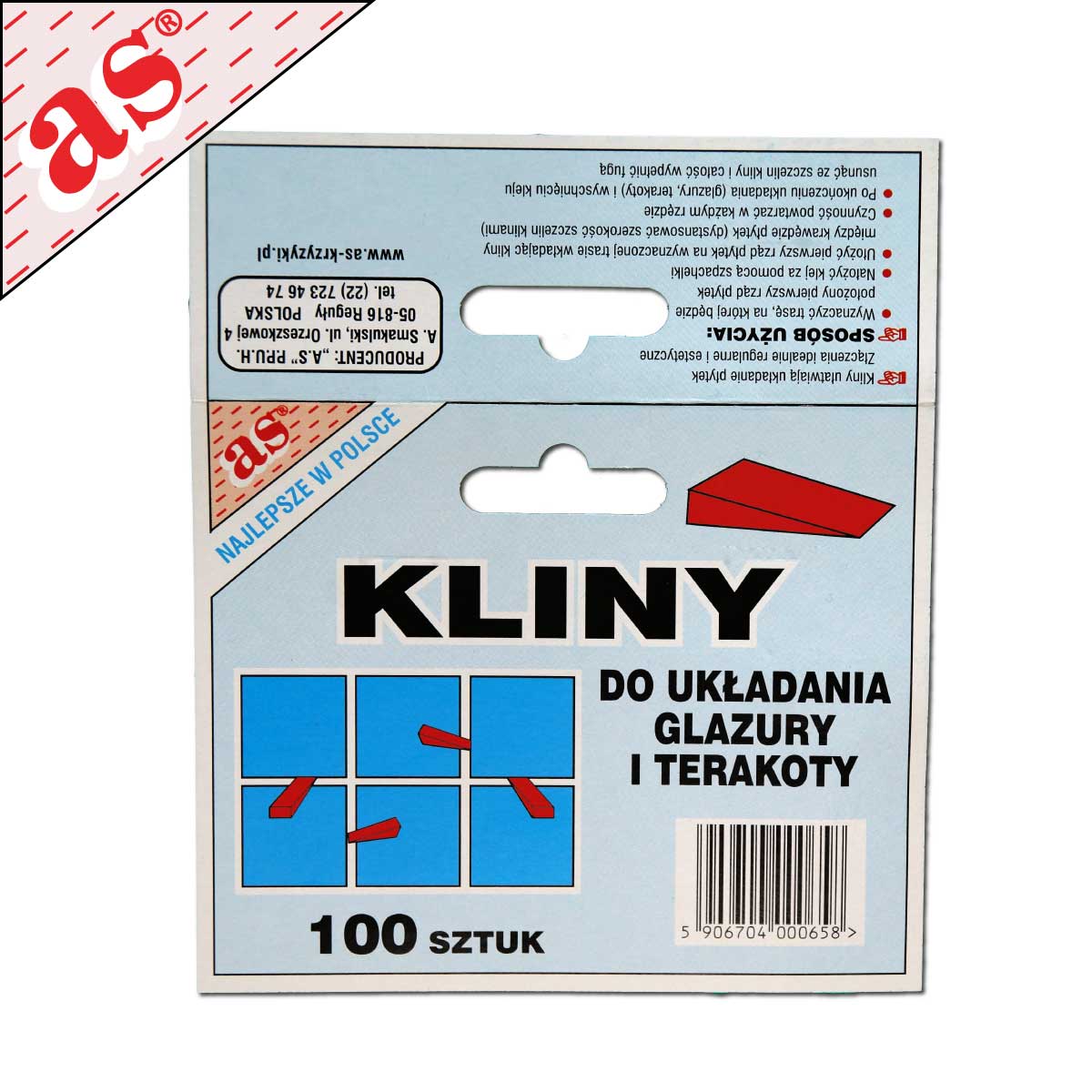 Kliny do glazury - 5,0 mm