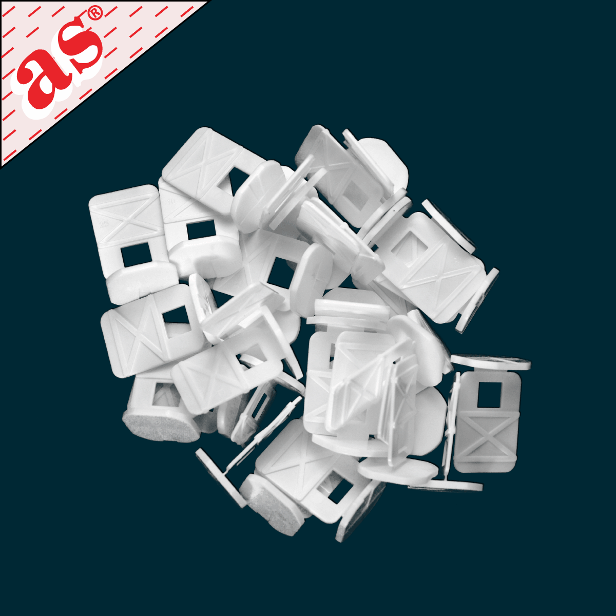 Klipsy wiaderko - System poziomowania płytek 1,3 mm 